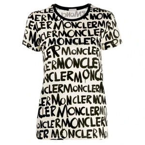MONCLER | Allover logo t shirt | Size XS | EXCELLENT Used Condition